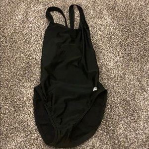 Black speedo swimsuit one piece size 32-34